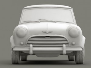 mini cooper classic Modello 3D
