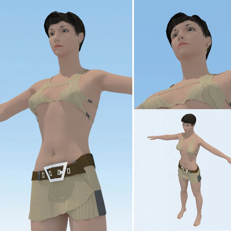 shura 3D Model .c4d .max .obj .3ds .fbx .stl .blend 