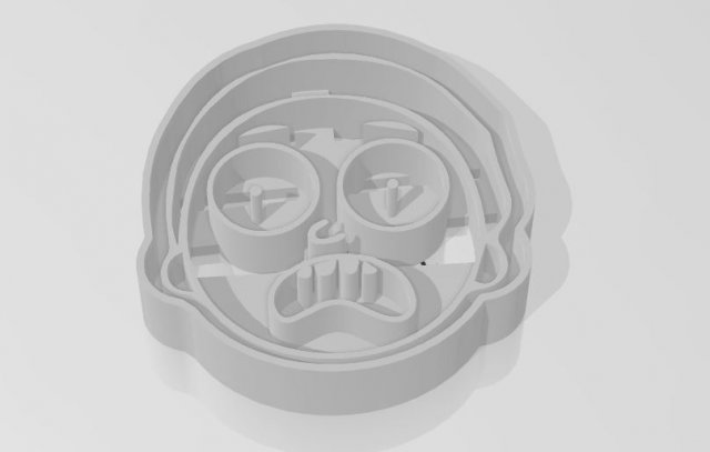 cortador de galletas morty 3D Model .c4d .max .obj .3ds .fbx .stl .blend 