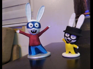 gaspar rabbit 3D Print Model