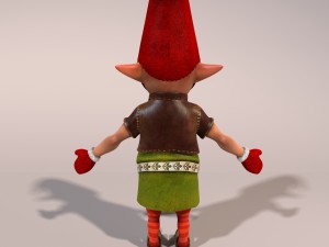 christmas elf Model 3D