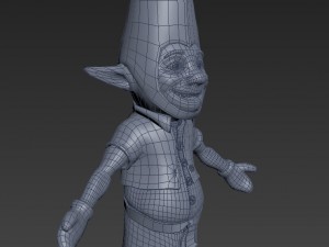 christmas elf Model 3D