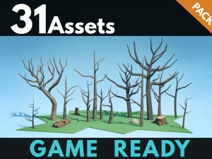 dead trees 3D Model