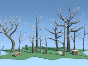 dead trees 3D Model