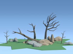 dead trees 3D Model