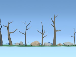 dead trees 3D Model