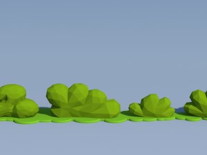 trees and bushes 3D Модель
