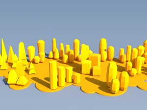 trees and bushes pack - 02 3D Model