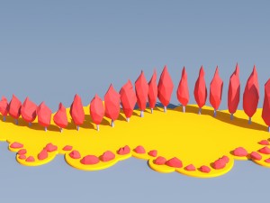 trees and bushes pack - 02 3D Model