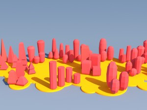 trees and bushes pack - 02 3D Model
