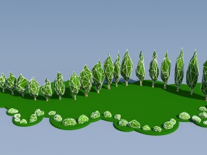 trees and bushes pack - 02 3D Model