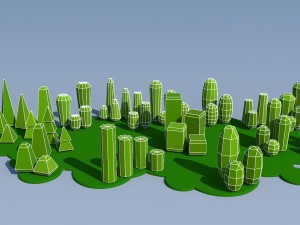 trees and bushes pack - 02 3D Model