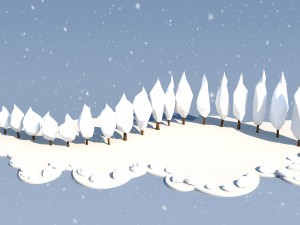 trees and bushes pack - 02 3D Model