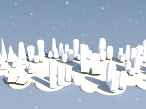 trees and bushes pack - 02 3D Model