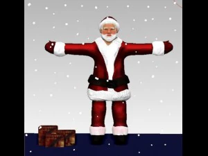 サンタ 3Dモデル