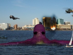 giant octopus Modello 3D