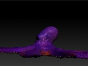 giant octopus Model 3D