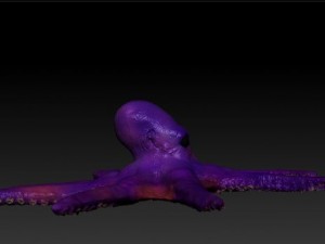 giant octopus Model 3D
