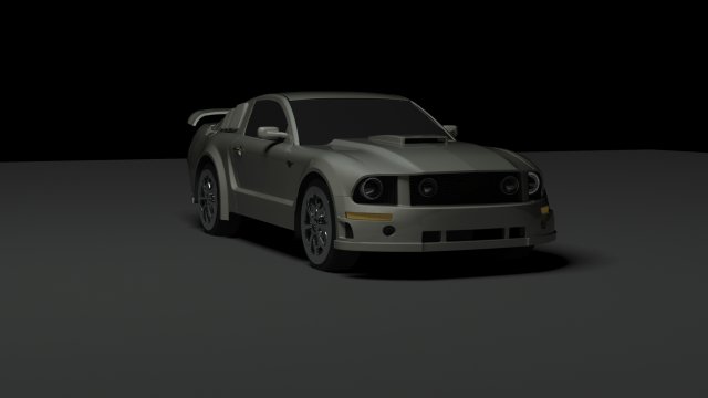 mustang Modelo 3D .c4d .max .obj .3ds .fbx .stl .blend 
