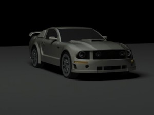 mustang Model 3D