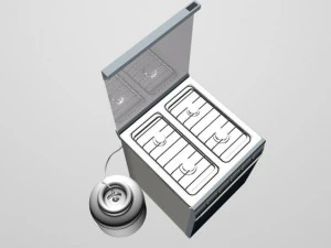 old gas stove 3D Model