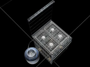 old gas stove 3D Model