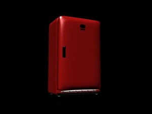Alter K&uuml;hlschrank 3D Modell