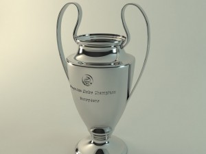 european champions league cup Model 3D