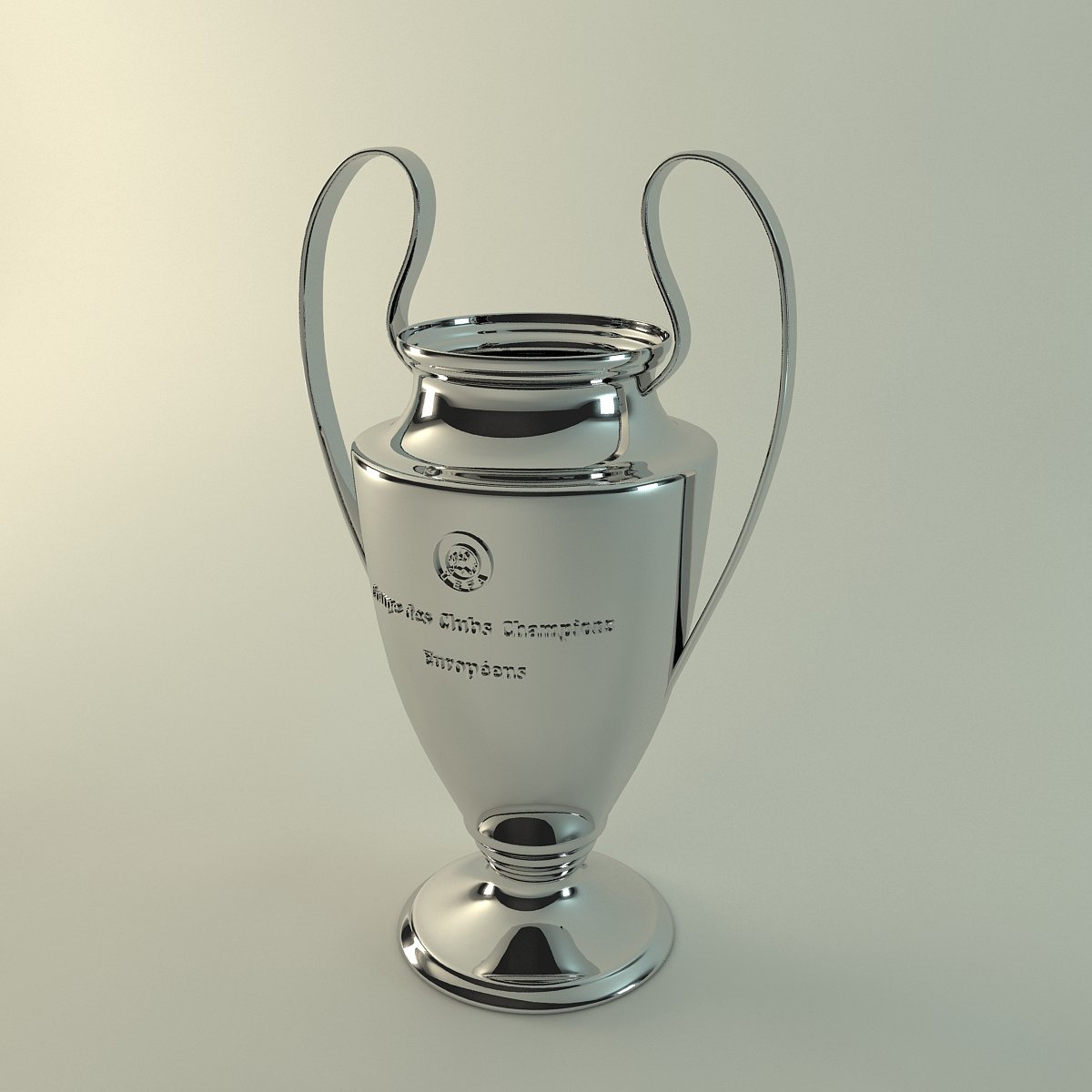 European Champions League Cup 3d Model In Awards 3dexport