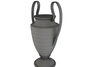 european champions league cup Modello 3D