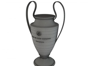european champions league cup Modello 3D
