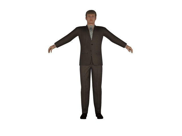 jax male character 3D Model .c4d .max .obj .3ds .fbx .stl .blend 