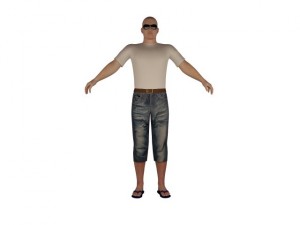 jax male character 3D Model