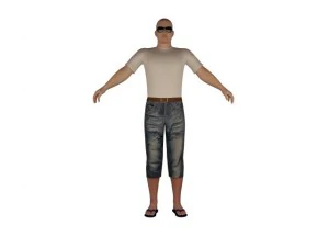 jax male character 3D Model