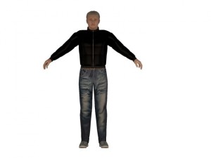 jax male character 3D Model