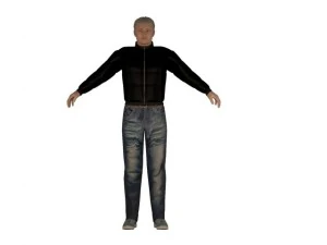 jax male character 3D Model