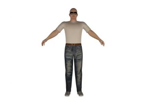 jax male character 3D Model