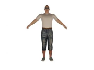 jax male character 3D Model