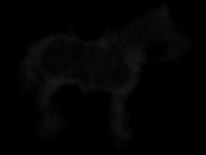 horse cloud cutout CG Textures