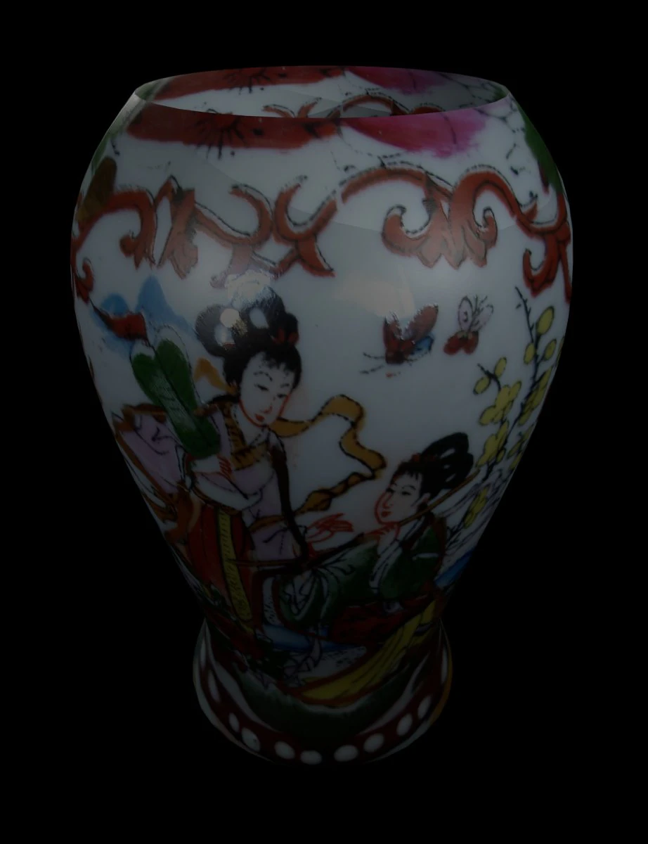 chinese porcelain vase 3D Model .c4d .max .obj .3ds .fbx .stl .blend 