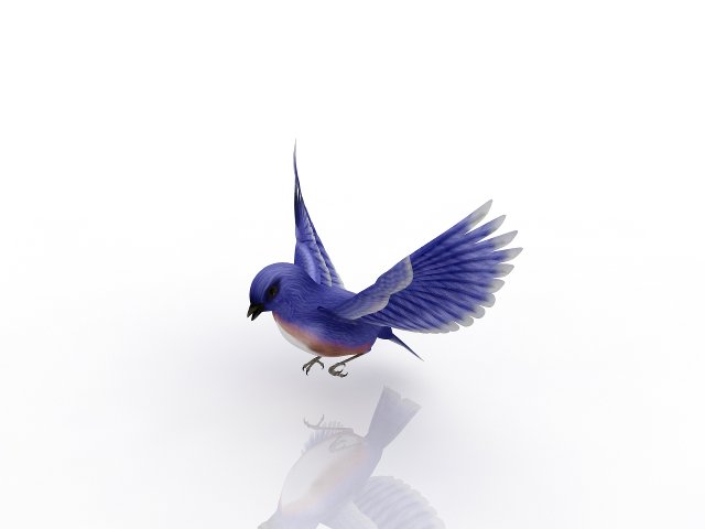 birdie Model 3D .c4d .max .obj .3ds .fbx .stl .blend 