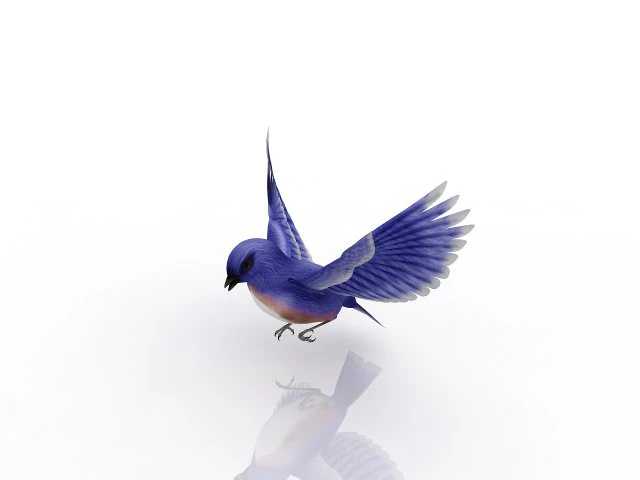 birdie 3D Model .c4d .max .obj .3ds .fbx .stl .blend 