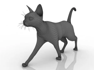 gato Modelo 3D