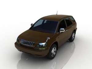 toyota harrier 3D Model