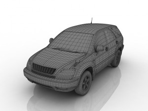 toyota harrier 3D Model