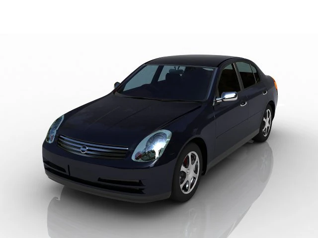 nissan skyline 3D Model .c4d .max .obj .3ds .fbx .stl .blend