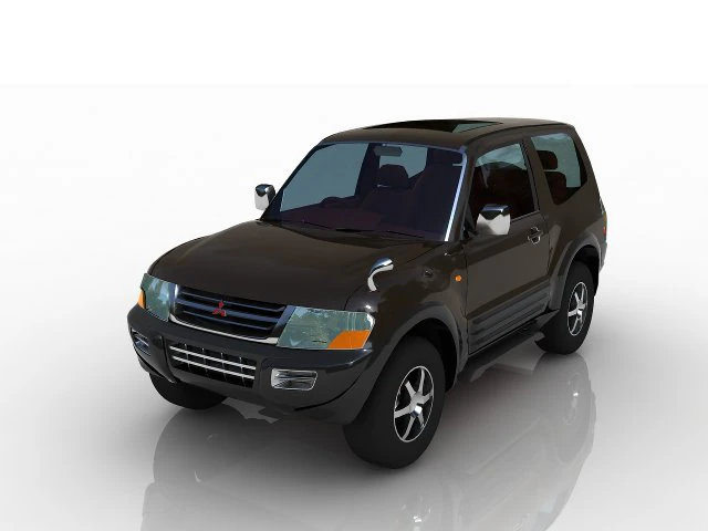 nissan pajero 3D Model .c4d .max .obj .3ds .fbx .stl .blend