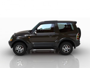 nissan pajero 3D मॉडल