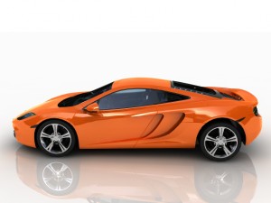 mclaren mp4 Modelo 3D