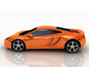 mclaren mp4 3D Model